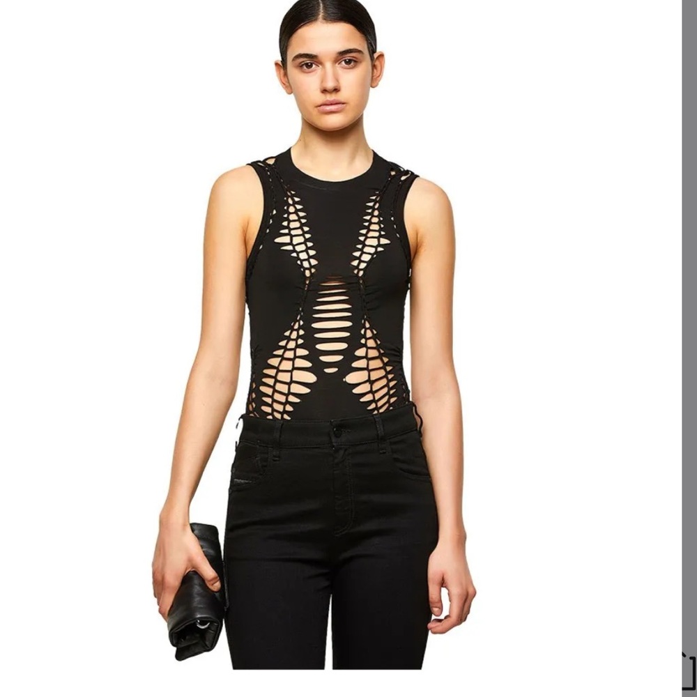 EMO Diesel Black Logo Bodysuit XS